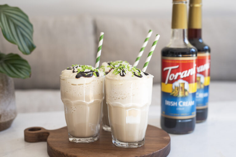 Irish Cream Frappé Recipe with Torani - Pretty in Pistachio